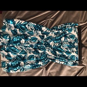 Blue Leaf Romper